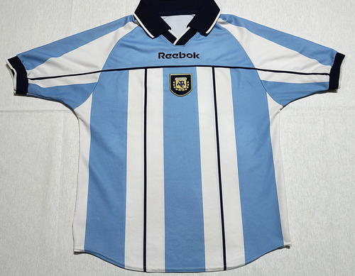Camiseta Selección Argentina, Reebok 2000. Talle L De Niño