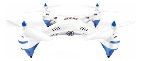 Drone Polibrinq Mega Spy Pro com câmera HD branco 2.4GHz 2 baterias