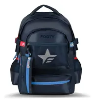 Comprar Mochila Espalda 18 PuLG Diseño Big Kids Escolar Footy Ed Color F3083 Azul Marino Diseño De La Tela Liso