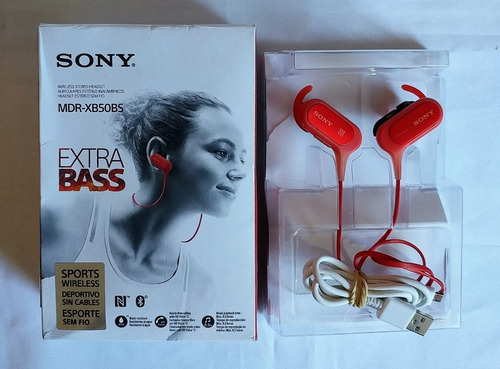 Audifonos Inalambricos Sony Mdr-xb50bs, Bluetooth, Impecable