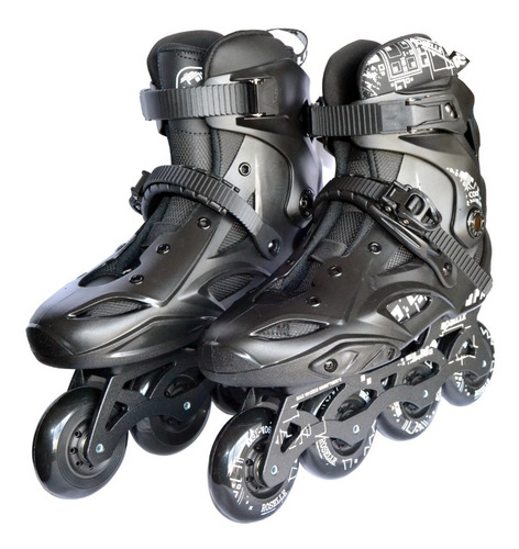 Imagen 4 de 7 de Patines Rollers Profesional Aluminio Ruedas 90a