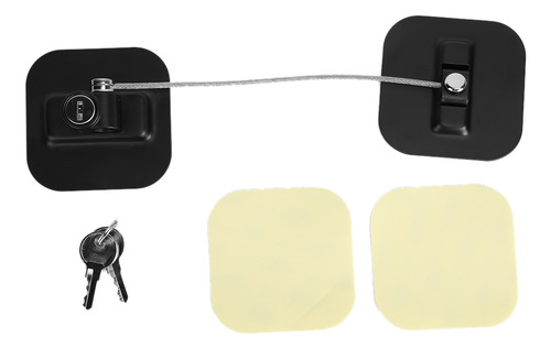Armario Frigorífico Closet Lock Square Black Abs Para Niños