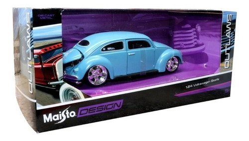 Imagen 4 de 7 de Escarabajo Volkswagen Beetle Maisto Desing Esc 1/24 La Plata