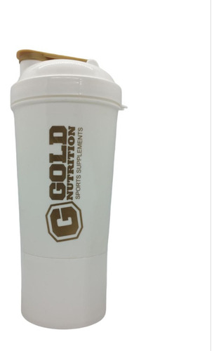 Vaso Mezclador C/rejilla Antigrumos Y Compartimiento - Gold