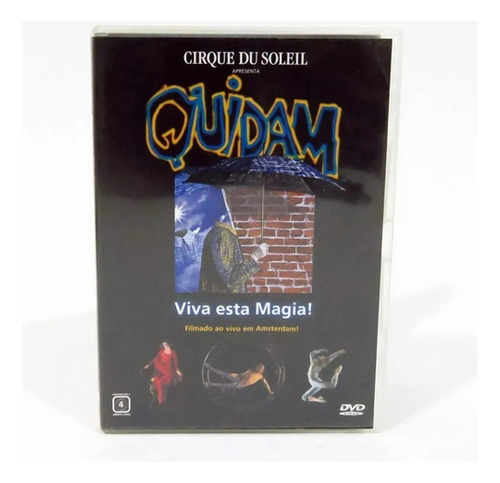 Dvd Quidam - Cirque Du Soleil - Lacrado Original