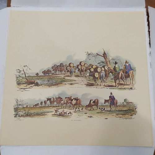 Set 12 Láminas Usos Y Costumbres Río De La Plata Fiat 1972