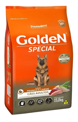 Ração Golden Special Cães Adultos Carne E Frango 15kg