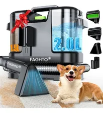 Limpiador Multifunción FAGHTO 3-EN-1 para Alfombras y Tapicería con 2200W y 30 KPa