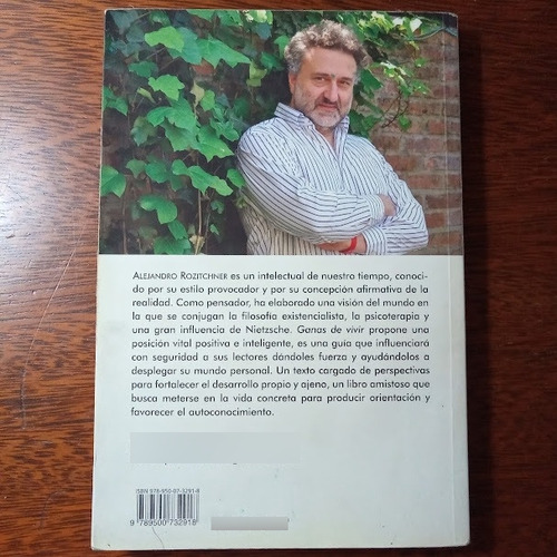 Ganas De Vivir - La Filosofía Del Entusiasmo - Rozitchner (Usado)
