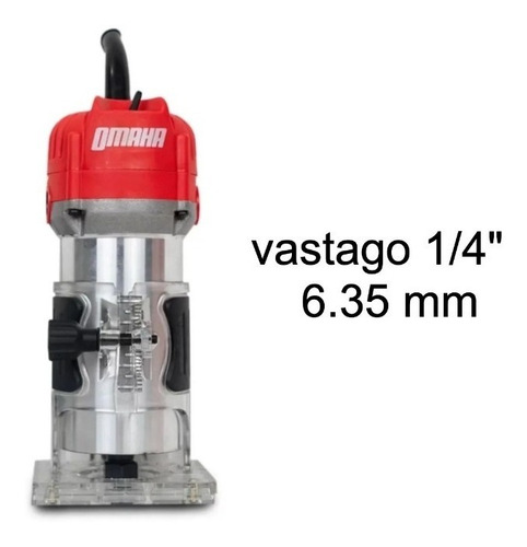 Fresadora Router Rebajadora Tupi Omaha 530w Enc 1/4 530w