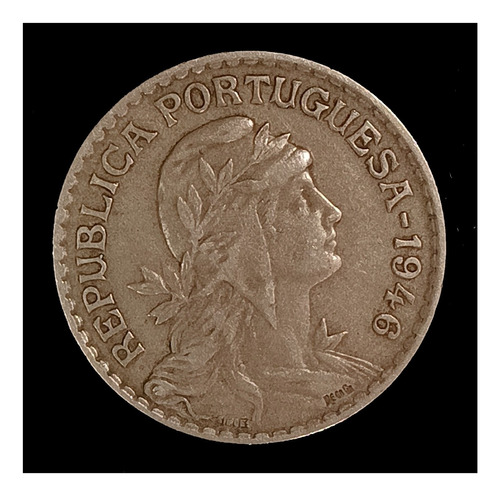 Portugal 1 Escudo 1946 Excelente Km 578