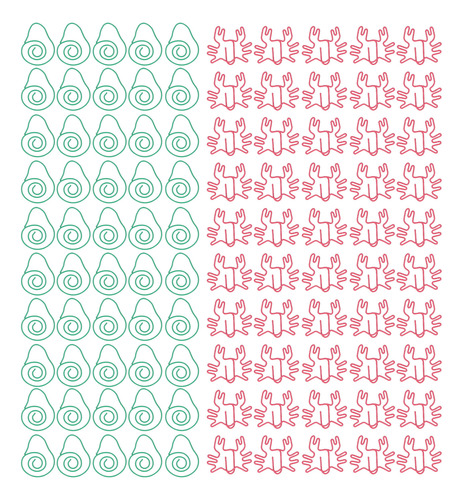 Clips Pequeños Para Papel, 100 Unidades, Bonitos, Con Forma