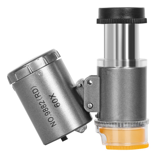 Lupa Iluminada Con Lupa De 60x Con 2 Luces Led Y 1