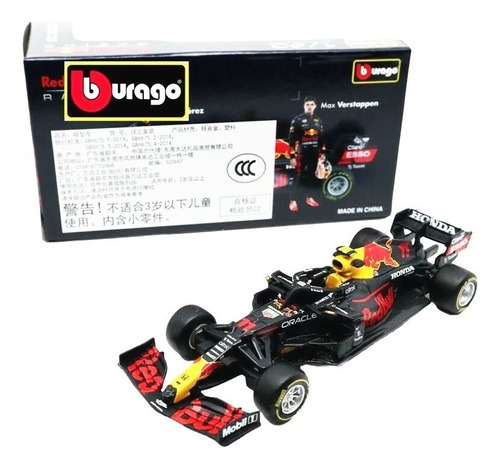 Bburago 1:43 2021 Rb16 #33 #11 Fórmula Modelo De Coche-2