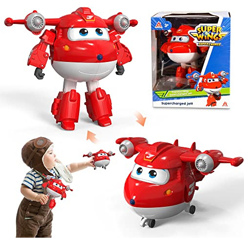 Figura De Accion - Super Wings 5  Transforming Supercharged 