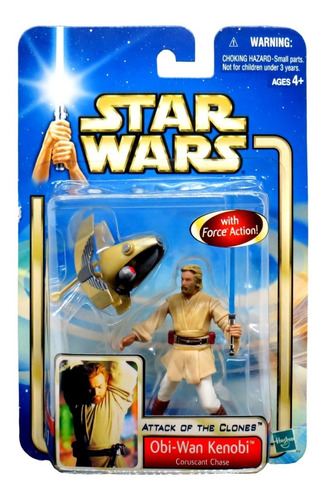 Star Wars Saga Blue Obi Wan Kenobi Coruscant Chase