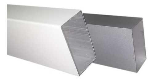 Tubo Rectangular De Aluminio 2in X 1in (1.5mtr Lineal) 