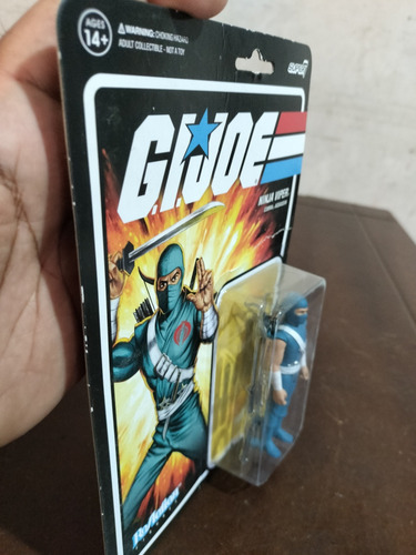 Figura De Acción G.i. Joe Ninja Viper Super 7 (Usado)