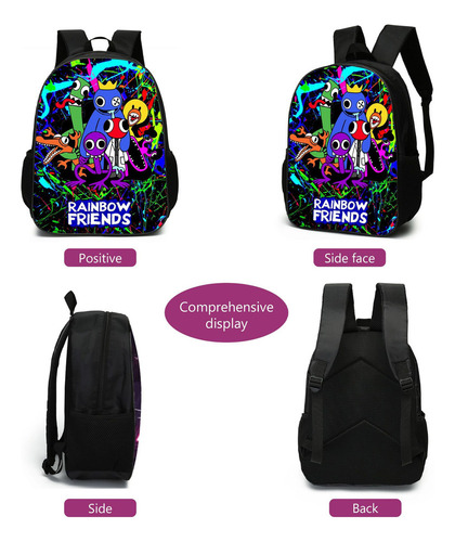 Set De 3 Bolsas De Lona Roblox Rainbow Friend