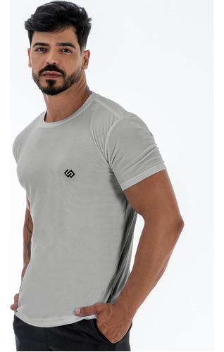 Camiseta Dry Academia Treino Uv Slim Fit Masculina Premium