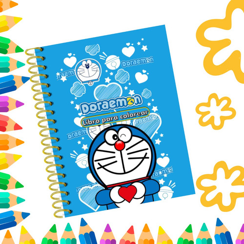 Libro Para Colorear Doraemon