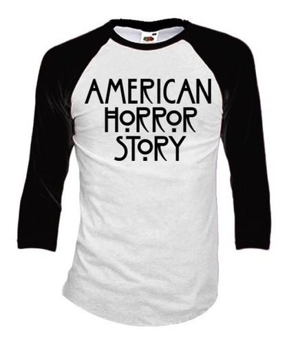 American Horror Story Playeras Manga 3/4 Para Hombre Y Mujer