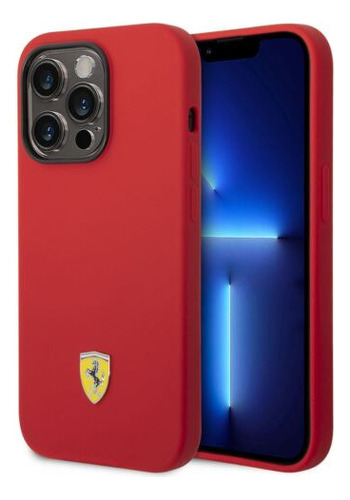 Funda Ferrari Para iPhone 15 Pro Magsafe Rojo