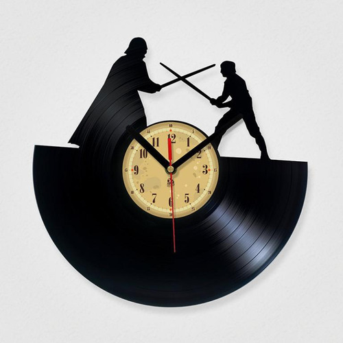 Nuevo Reloj De Pared De Vinilo - Star Wars