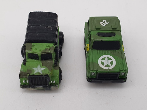 2 Micro Machines Vehículos Militares 1988 Galoob (Usado)