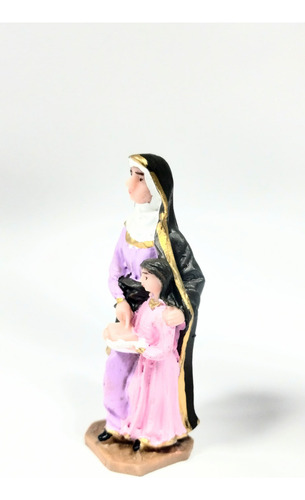 Imagem Santa Ana Com Maria 7 Cm - Resina Premium