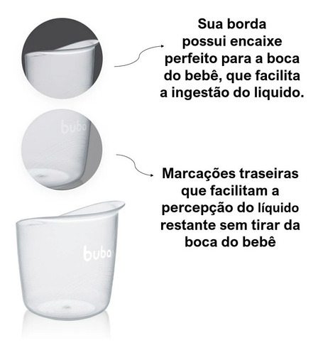 Copo Alimentador Graduado 35ml Com 3 Unidades 15658 - Buba