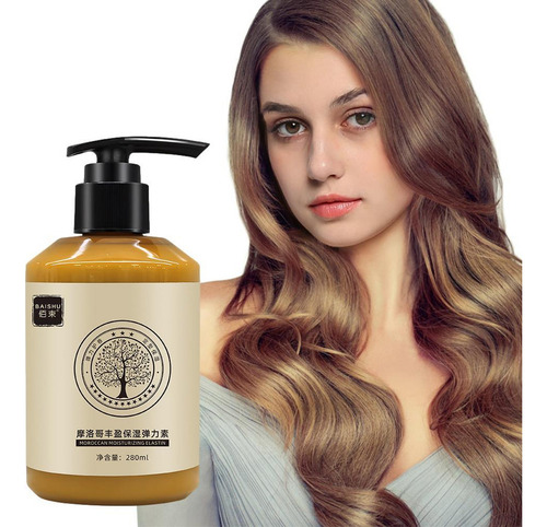 Creme Marroquino De Elasticidade Para Modelagem De Cabelo