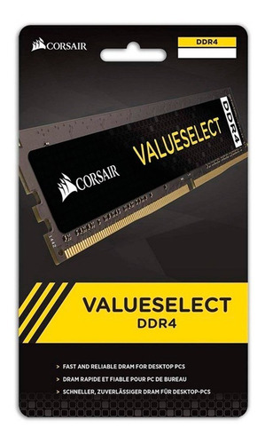 Imagen 4 de 4 de Memoria Ddr4 Corsair 8gb Pc 2666 Mhz Valueselect