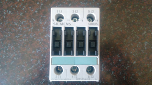 Contactor Siemens 12 Amp 24 Vdc (corriente Continua) Cc