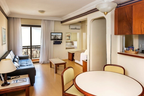 Imagem 1 de 15 de No Jd. Paulistano, Flat Com 2 Dorms Fora Do Pool, Próximo A Av. Paulista - Sf27510