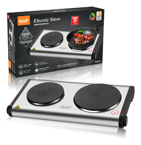 Cocina Electrica Doble Raf R-8014