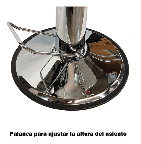Imagen 8 de 9 de Silla Sillon Barberia Hidraulico Salon Reclinable Barbero