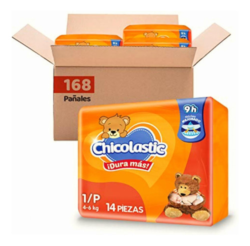 Chicolastic Classic Pañales, Recién Nacido/1, 168 Pañales