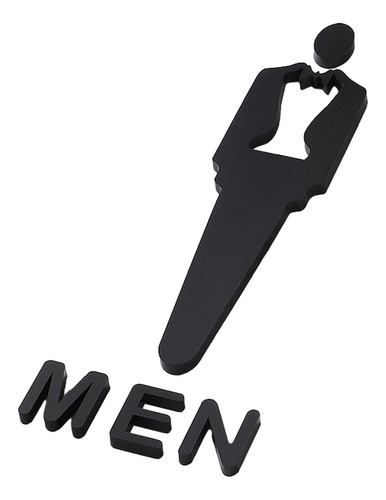 Letrero Para Puerta De Baño, Tablero De Hombre L