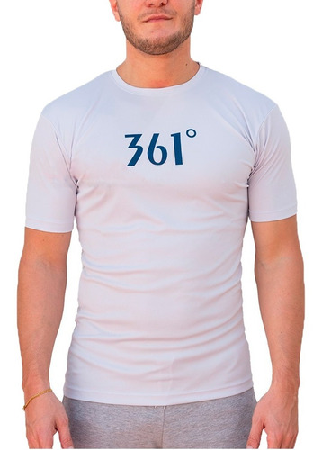 Remera 361° Running Hombre Classic Men Gris Cli