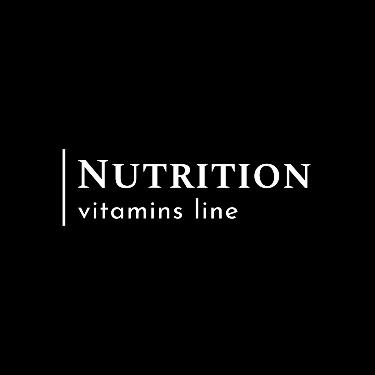Nutrition Vitamins line