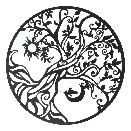 Escultura De Pared Con Forma De Árbol Con Forma De Vida, Red