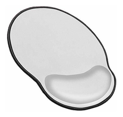 Mouse Pad Ergonómico Con Descanso De Muñeca - Blanco