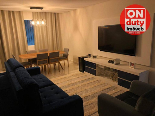 Imagem 1 de 25 de Apartamento Com 2 Dormitórios Para Alugar, 120 M² Por R$ 4.500,00/mês - Embaré - Santos/sp - Ap8129