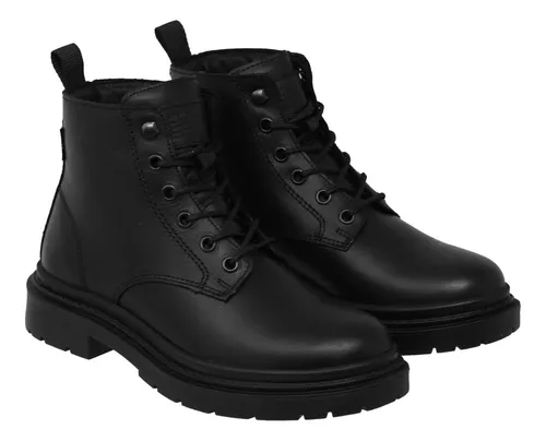 Botas Levis Botas Negras Agujetas Mujer Botas Levis Negras BOTAS
