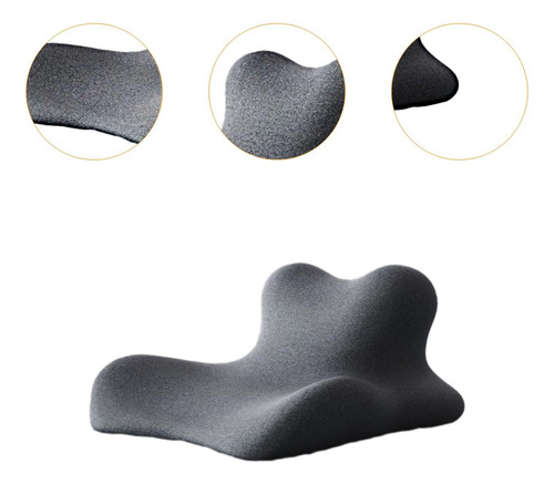 Almohada Ergonómica De Espuma Viscoelástica Con Forma De