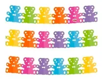 Comprar Guirnalda Osos Ositos Multicolor Banderín - Ciudad Cotillón