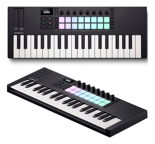 Teclado Controlador Novation Launchkey Mini 37 MK4 37 Teclas