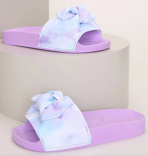 Imagem 10 de 10 de Chinelo Slide Molekinha Infantil Tie Dye