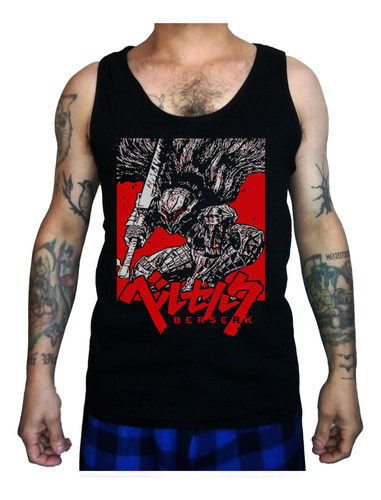 Berserk Polera Musculosa (serigrafía)